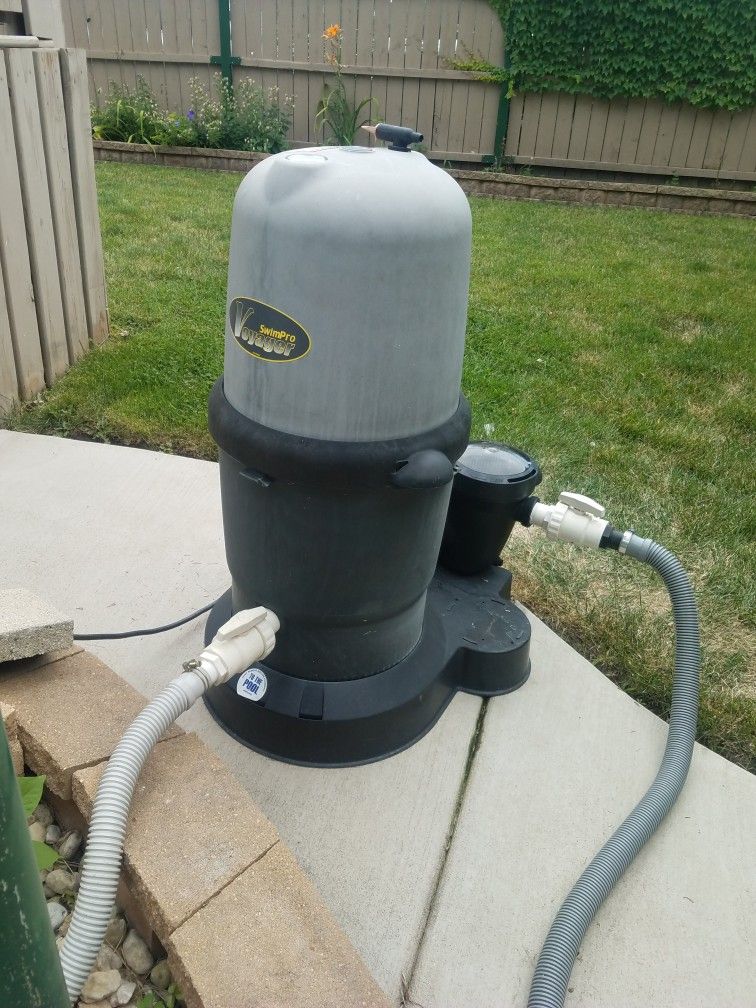 Hayward Pool Pump, Voyager Filter Housing and New Filter