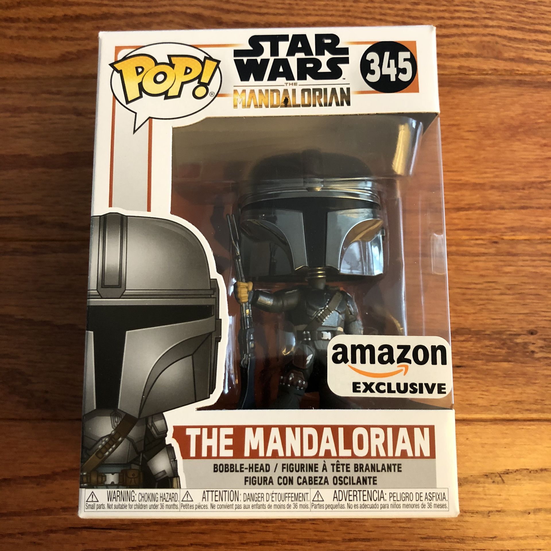 Funko Pop Vinyl - Star Wars: The Mandalorian (Beskar Armor Amazon Exclusive) 💥 ✨