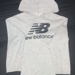 New Balance Hoodie Grey And Black Small