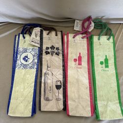 New Daiso Reusable Wine Gift Bag 2 Pack