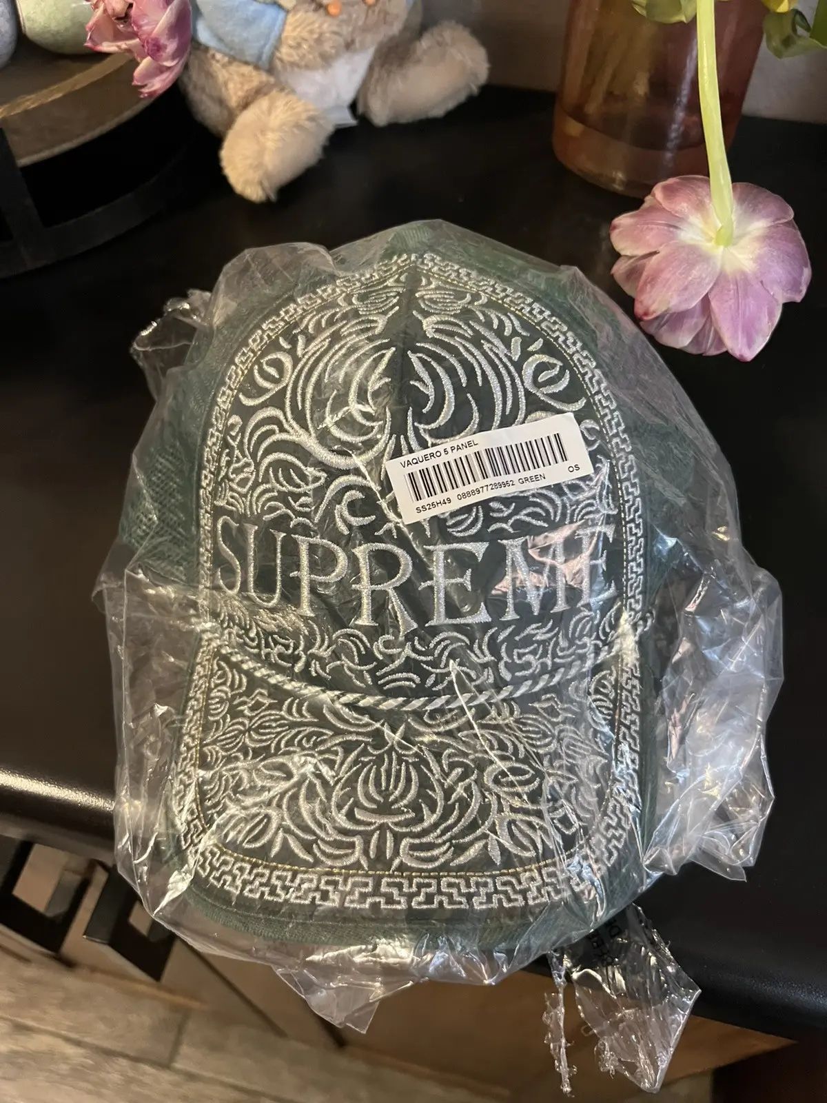 Supreme Vaquero Mesh Back 5-Panel Hat Green