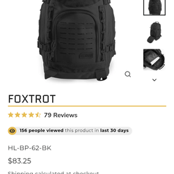 Highland tactical backpack "Foxtrot" black