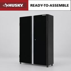Husky 48” x 72” Black Steel Storage Cabinet