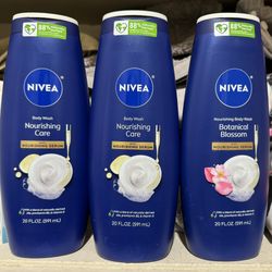 NIVEA Body Wash Bundle – 3 Bottles for $15!