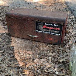 vintage snap on tool box 