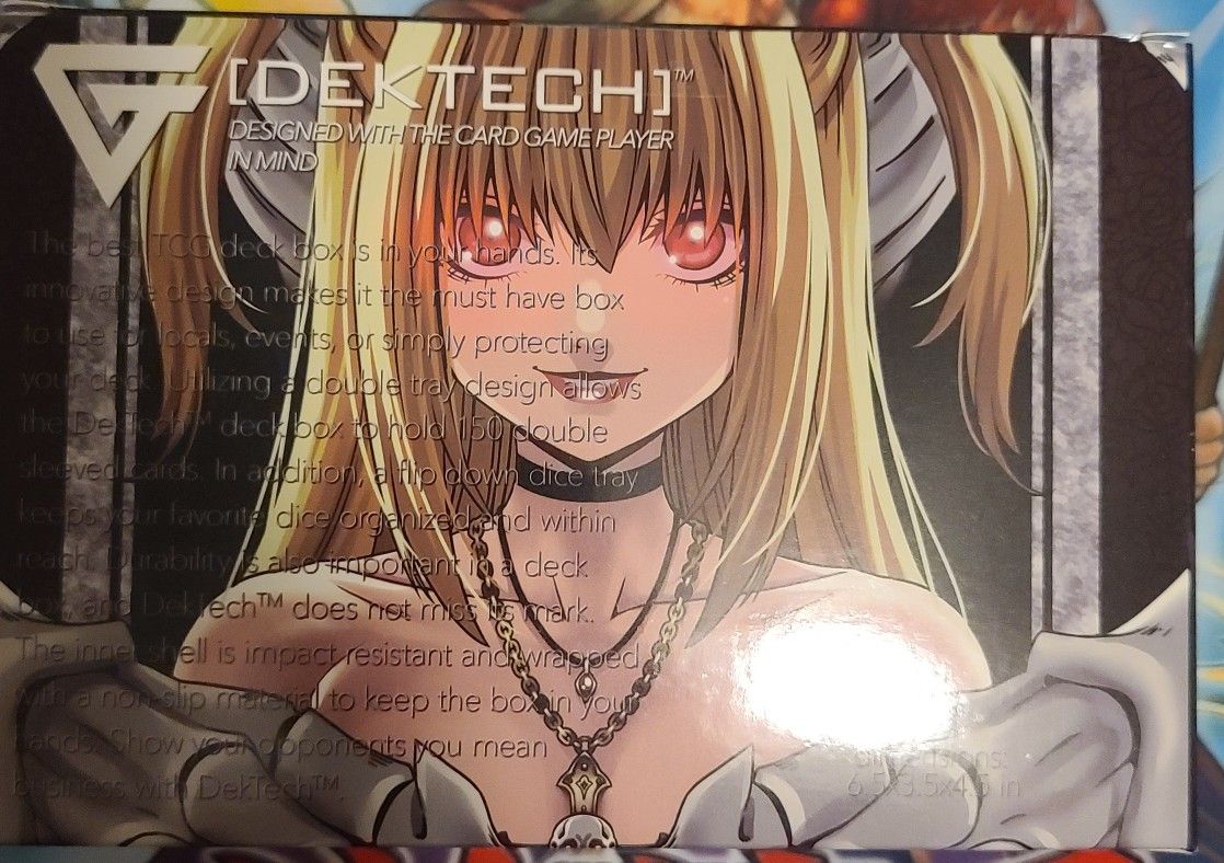 Death Note Deck Box! Misa Amane shops Deck Box ***IN HAND***