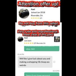 Keep Offer Up Clean And Respectful