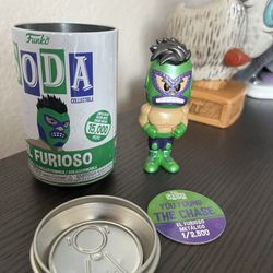 CHASE LIMITED EDITION METALLIC El Furioso Funko Soda Hulk Luchadore Marvel Lucha