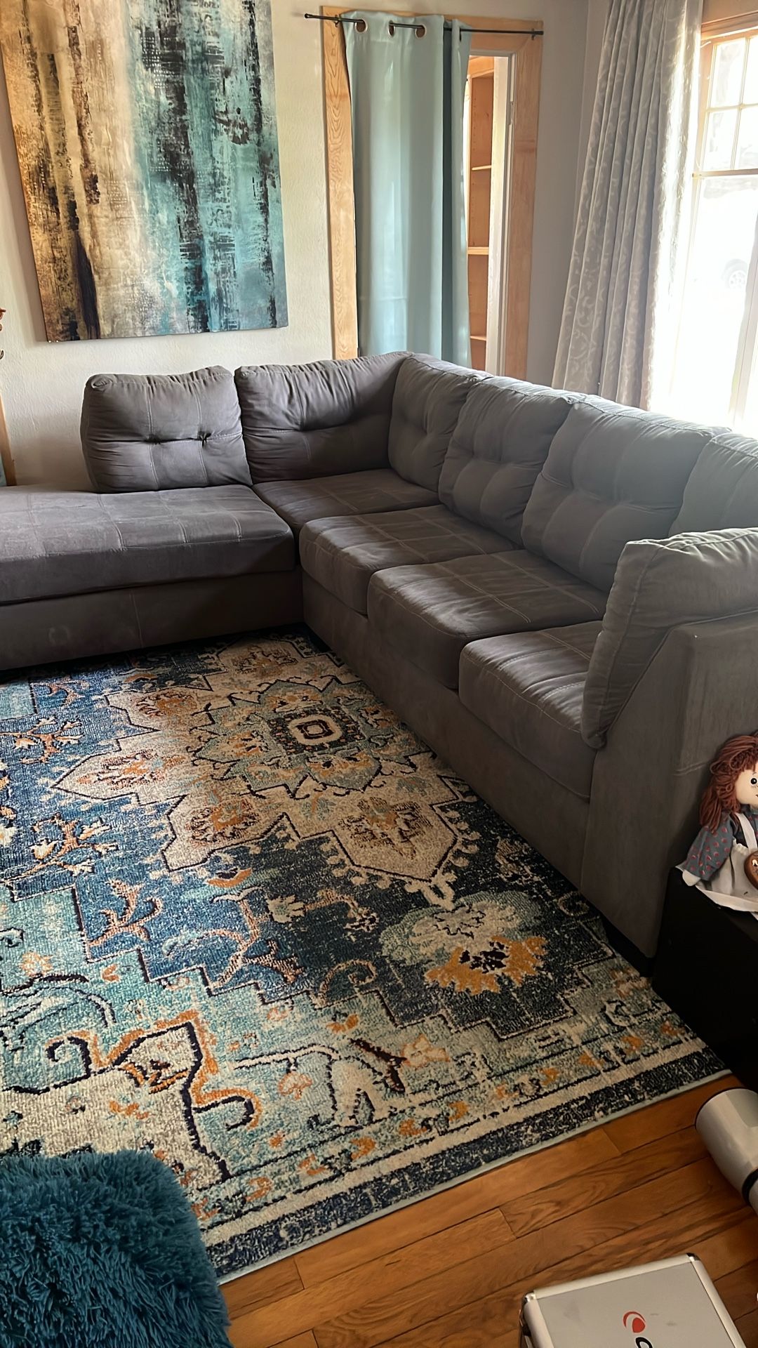 Gray Sectional Couch