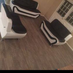 New Leather 3pcs Sofa Set 