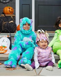 Monster Inc Sulley & baby girl Boo Halloween Costume