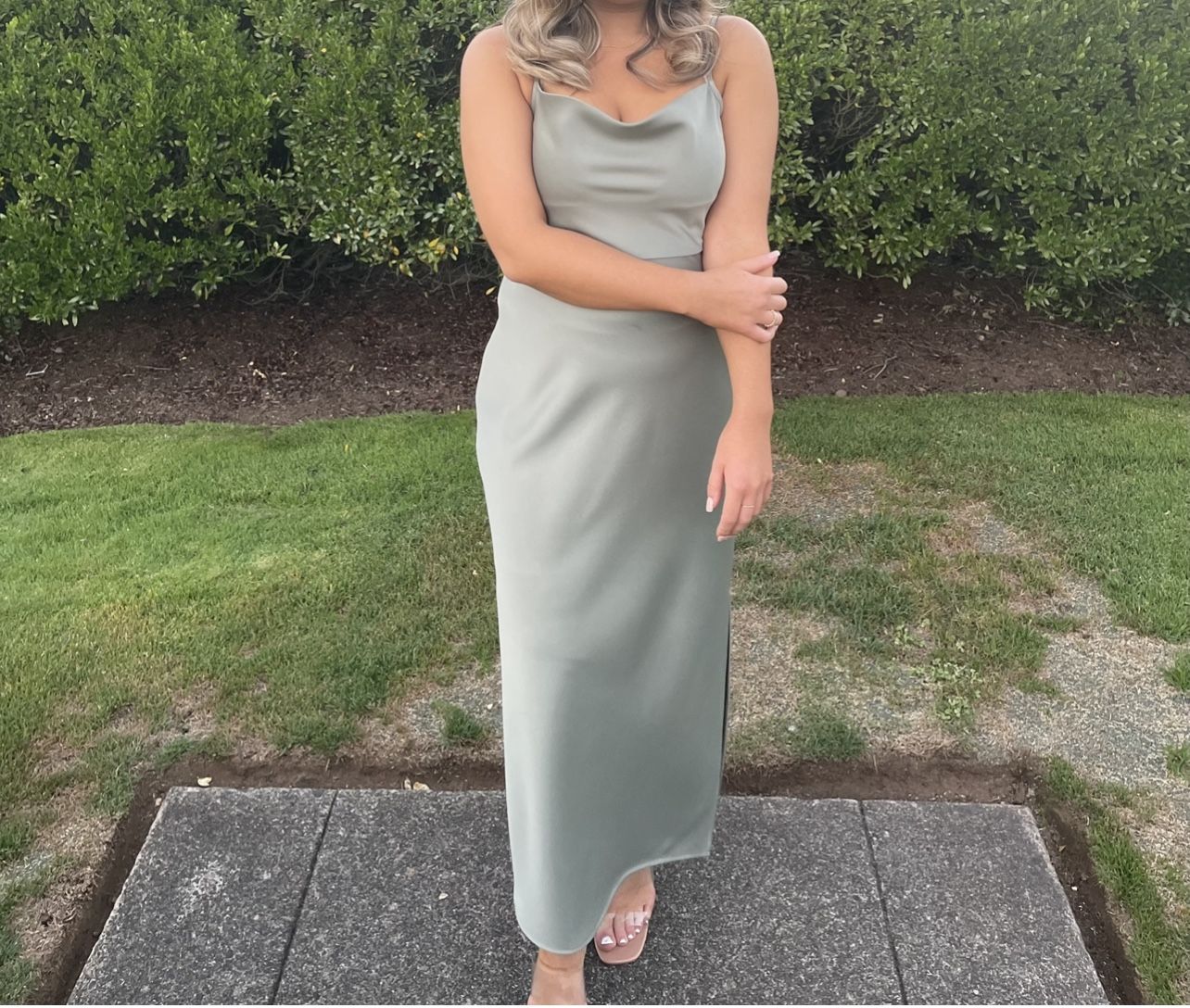 Sage Green Bridesmaid Dress from ANTHROPOLOGY