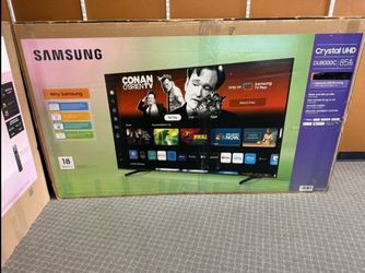85 tv Samsung smart 4k HDTVs 120 hz $55 down on Finacing free delivery 6 month warranty