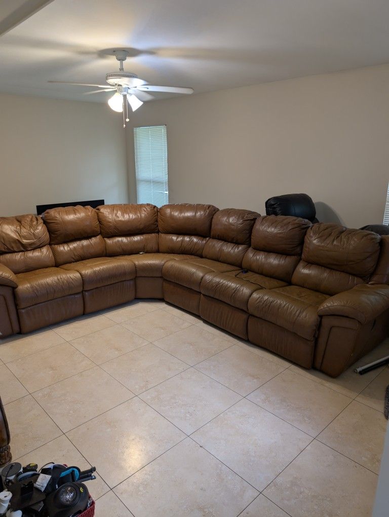 Leather Sofa