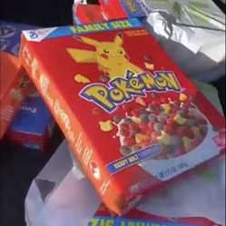 Pokemon Cereal Box