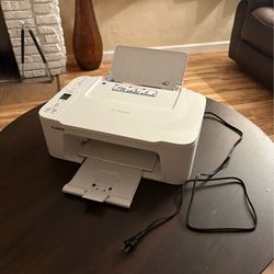 White Canon TS3722 printer