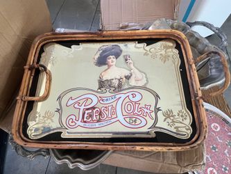 Vintage Pepsi-Cola Mirrored Serving Tray