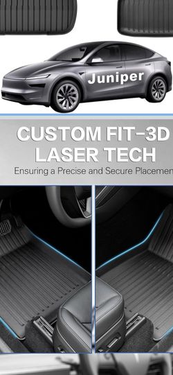 Tesla Model Y Front and Rear All Weather Mats
