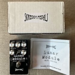 Skreddy Pedals Lunar Module Mini Deluxe Fuzz Guitar Pedal