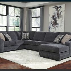 3PC SECTIONAL W/CHAISE