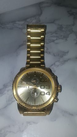 Gold DIESEL watch