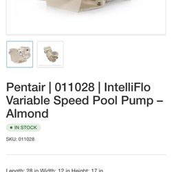 Pentair Whisperflo 2.0 pool pump