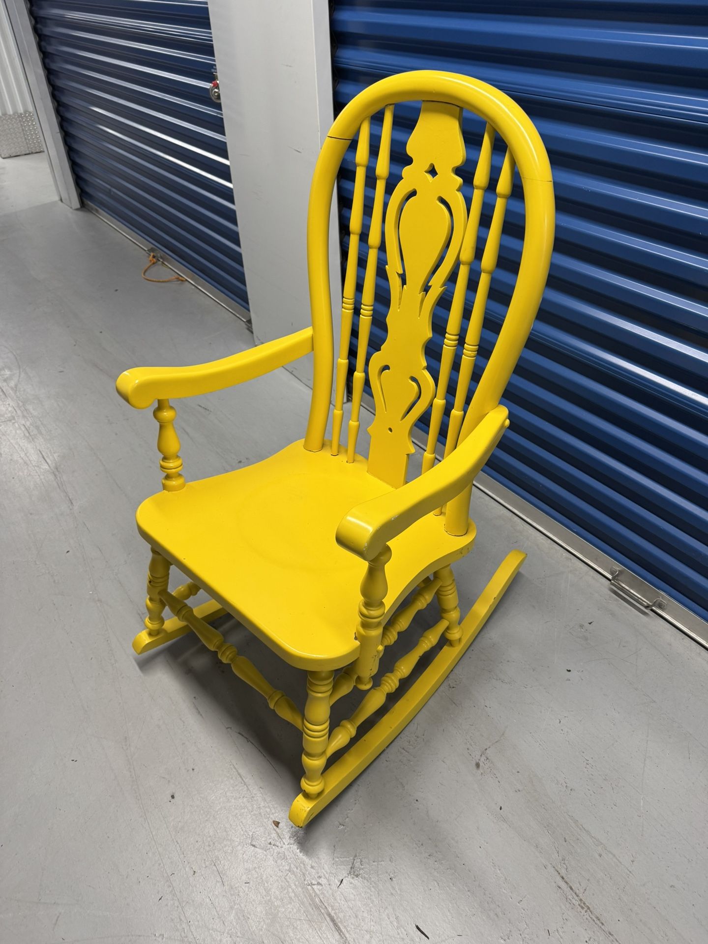 Vintage Wooden Rocking Chairs 3 Pieces