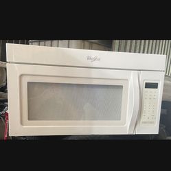 White Over The Range Microwave 