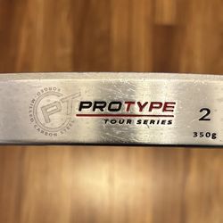 Odyssey Pro Type 2 Tour Series 34” Inch Forged Milled Carbon Steel Putter with SuperStroke Tour 2.0 Grip