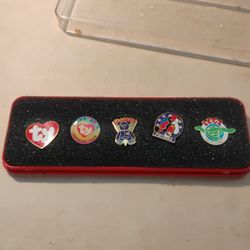 Beanie Babies Collector Lapel Set