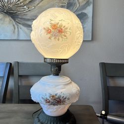 Vintage Victorian Parlor Style Double Globe Lamp