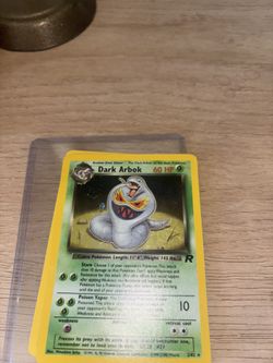 Pokemon Dark Arbok Holo Team Rocket Edition 