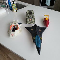 Lot Of Vintage Gi Joe Vehicles 80's 90's And One 2001