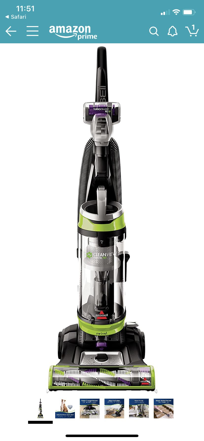 CleanView® Swivel Pet Plus Vacuum Cleaner Model2252