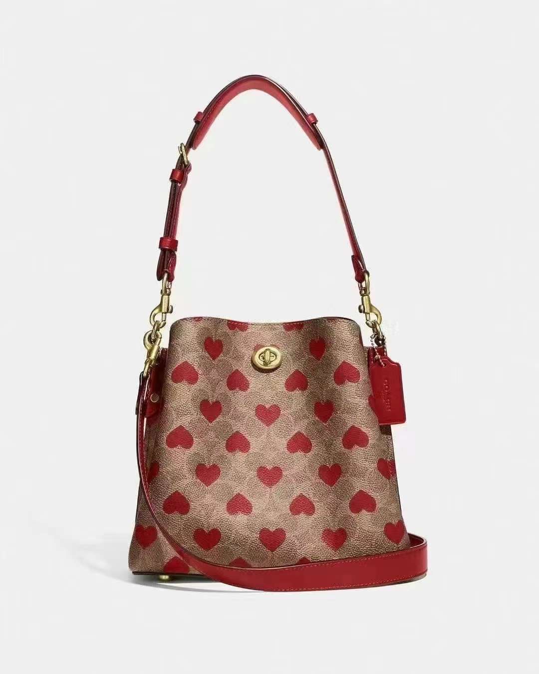 Coach Collection Valentines Signature Busket Bag