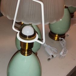 5 Lamps At $30 EACH-Vintage Table Lamps ,Modern Ceramic Lamp 