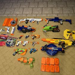Nerf Gun Lot $120 For All OBO 