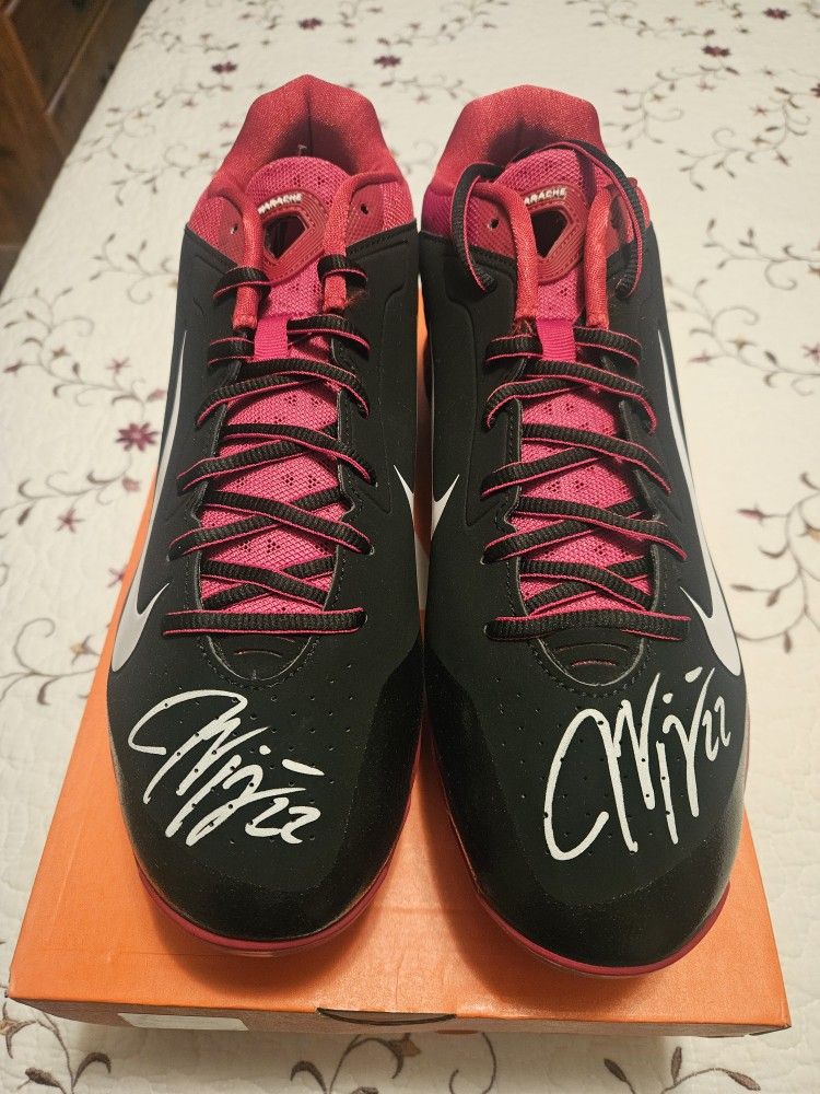Jason Kipnis Autographed Nike Zoom Vapor Elite BB Metal Cleats; Size 11,All Products : American Fashion Style Bags On Sale