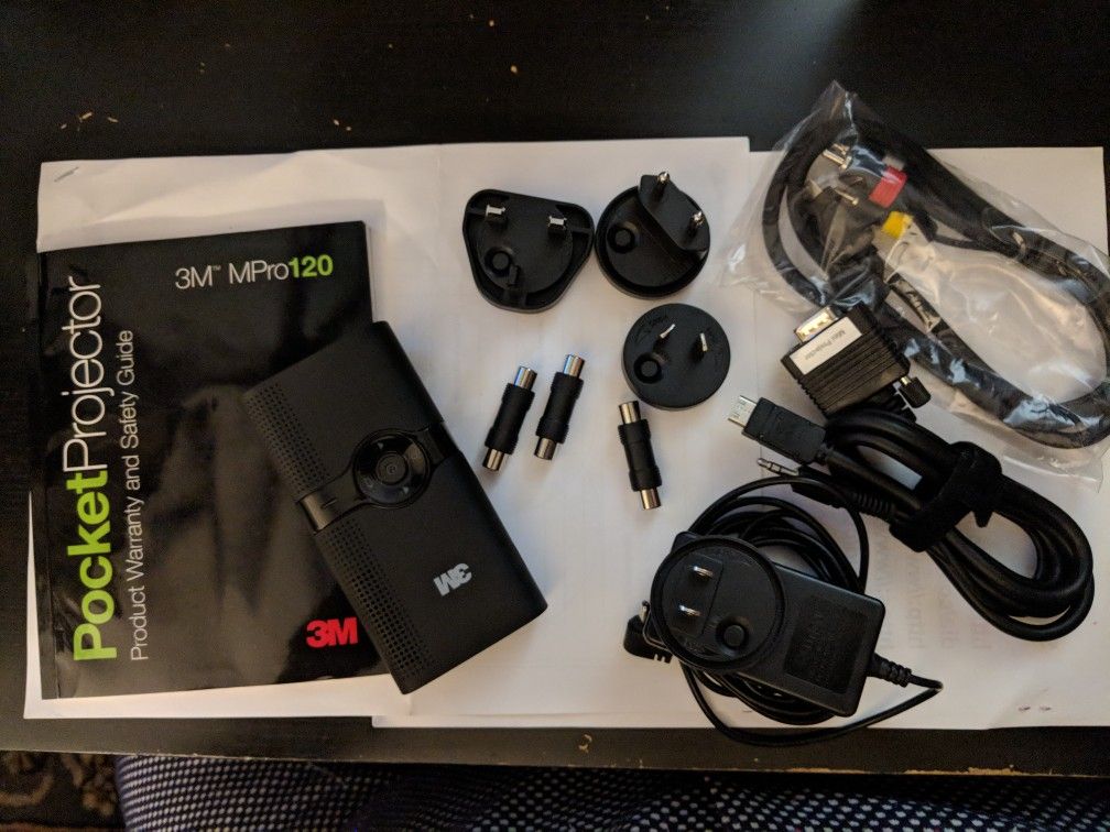 3M Pocket Projector MPro120. See 3m Micro Professional Pocket Projector Mpro120