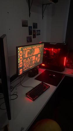 Full Gaming Setup: Ryzen 5 5600X / RTX 3060 12GB + 2x 27" 165Hz Monitors + GMMK Pro