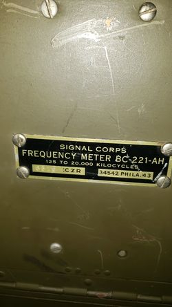 Vintage army equipment