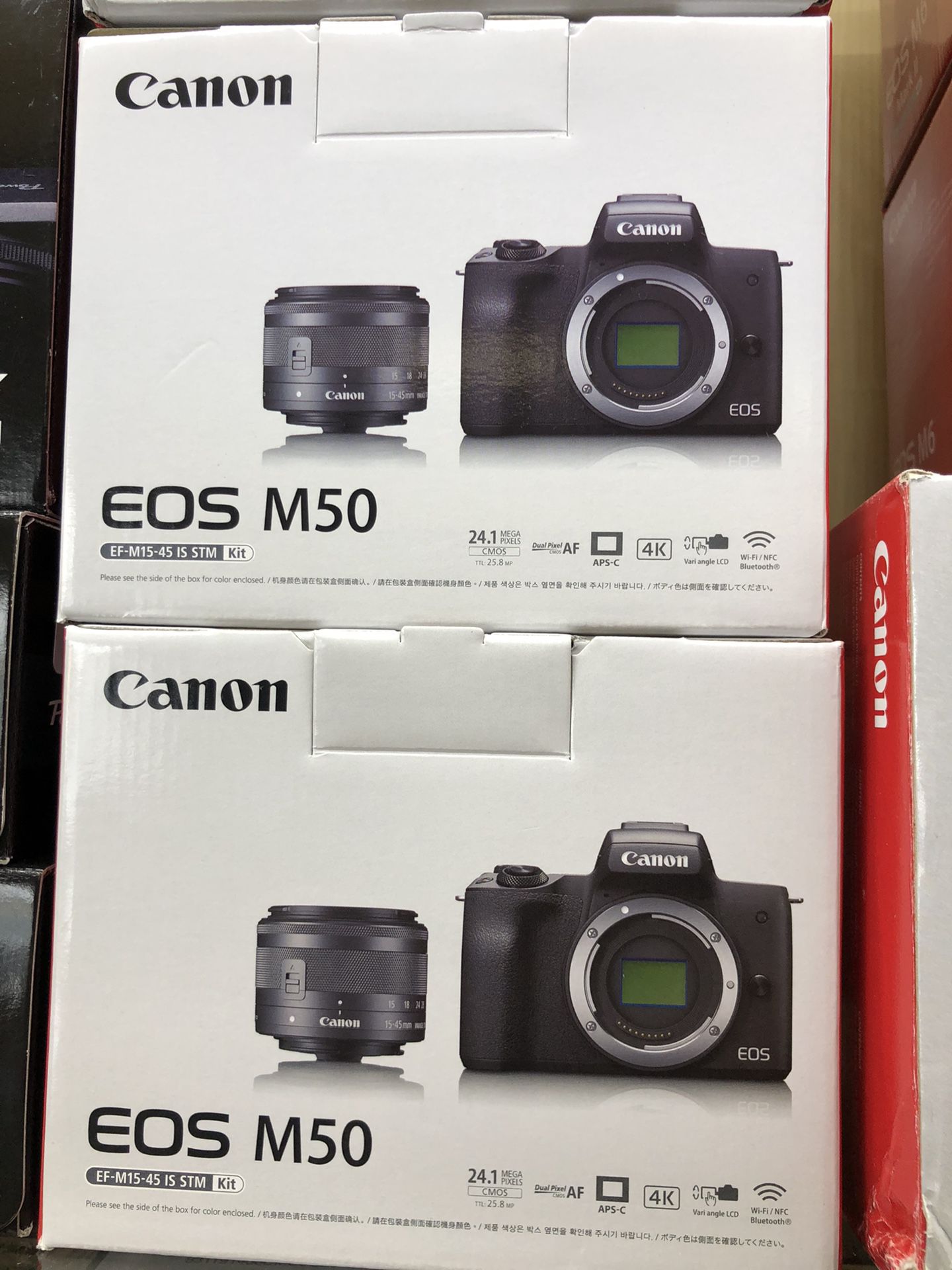 Canon M50 Camera Kit Lens Brand New Now