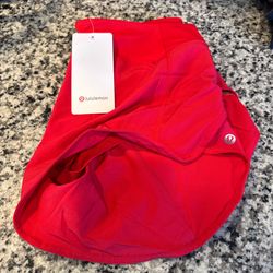 Woman’s Red Lululemon Shorts/ 1:1 Brand New