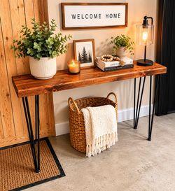 Handmade Rustic Pallet Console Table