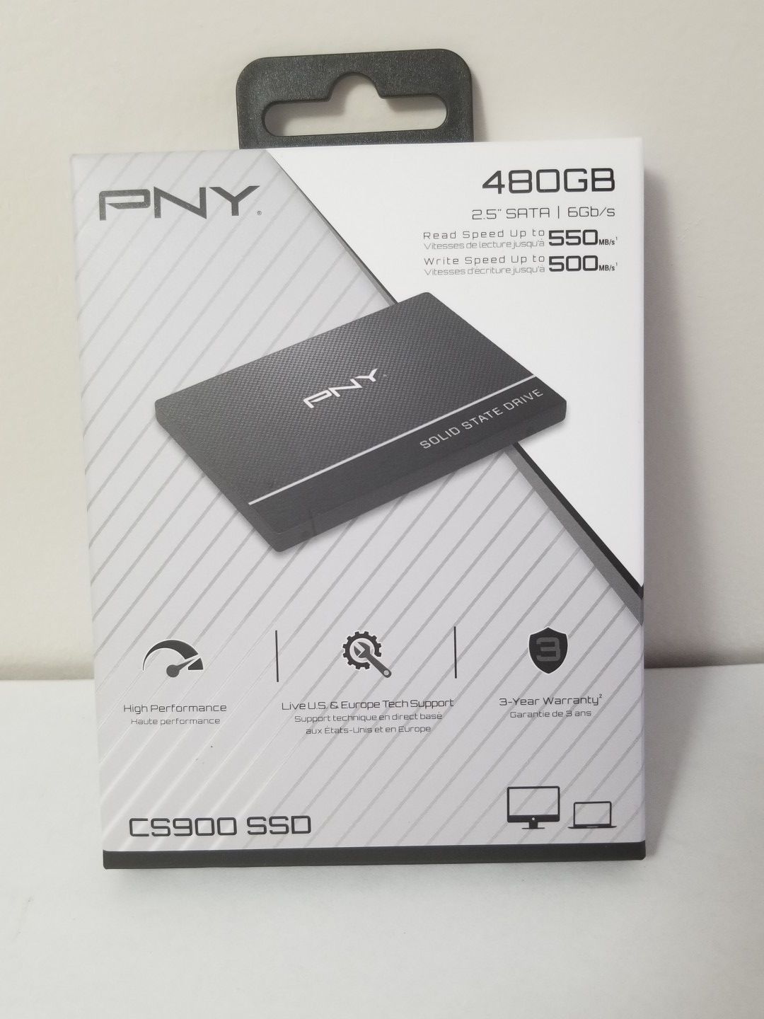 Brand New PNY 480GB Solid state drive, CS900 SSD