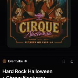 Hard Rock Hotel HALLOWEEN Party