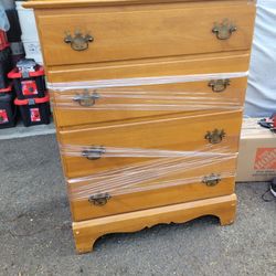 Genuine Broad Leaf Maple Dresser