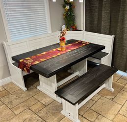 Used corner dining table