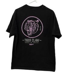 Empyre Men Shirt Black Large Cotton Tiger Claw Touch Of Death Graphic Tee