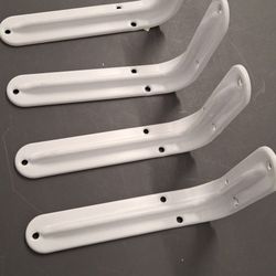 4 Brackets For Mounting Shelf 